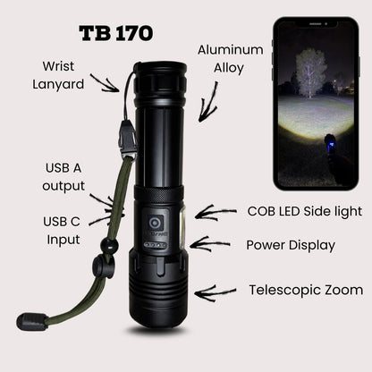 Rugged Rechargeable LED Torch