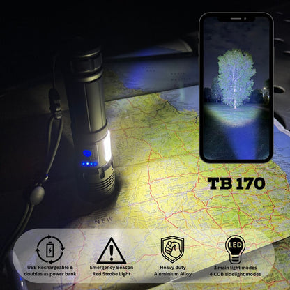 Rugged Rechargeable LED Torch